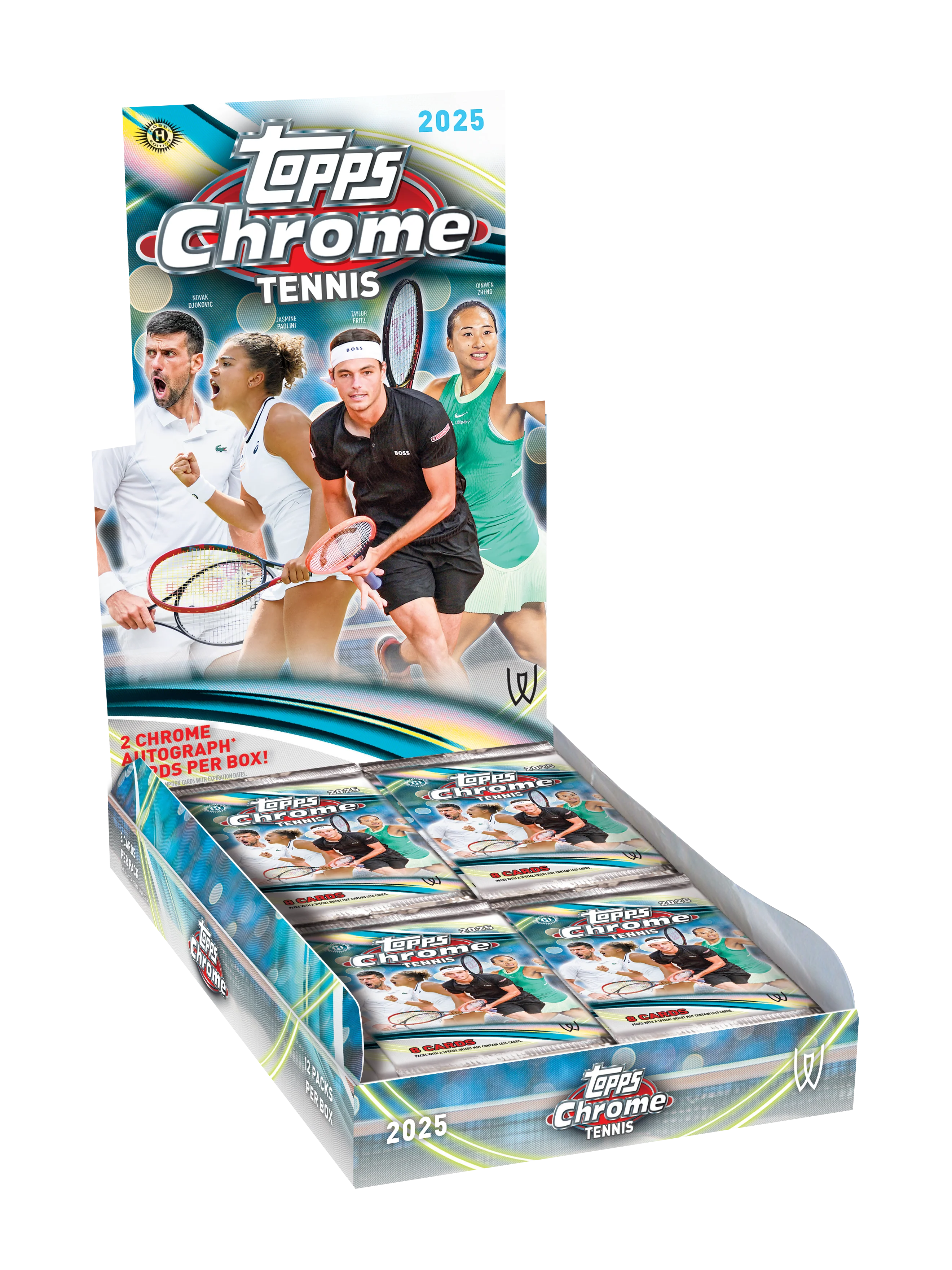 2025 Topps Chrome® Tennis - Hobby Box Trading Cards
