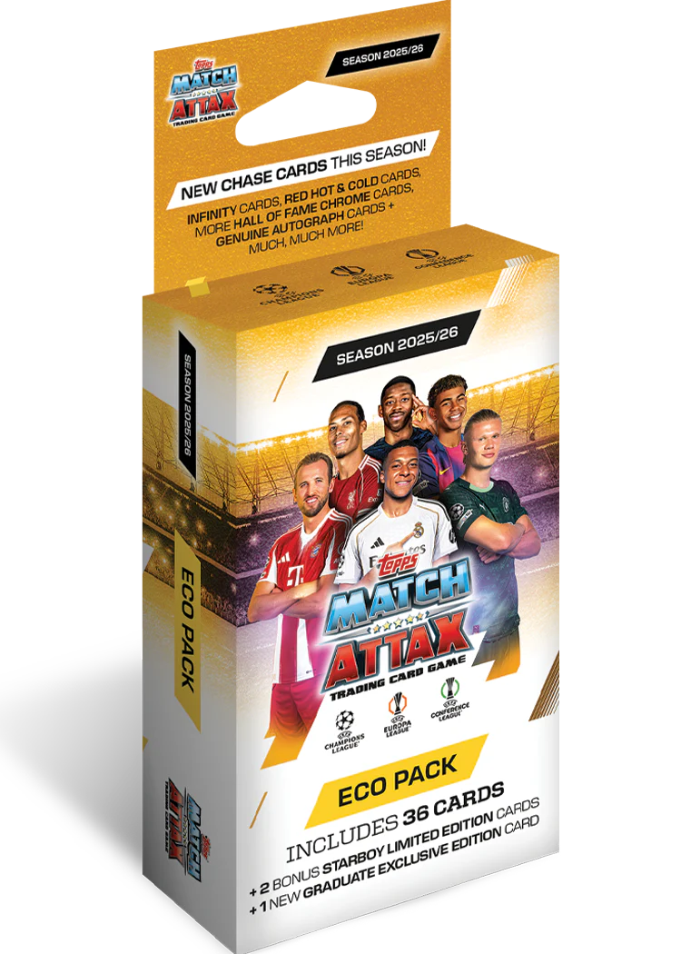 Topps UCC Match Attax 2025/26 Trading Cards Eco Pack
