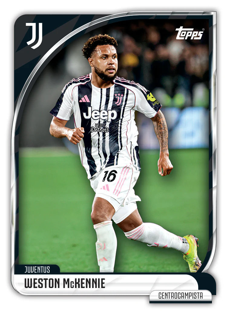Topps 2025/26 Juventus Trading Cards Collector Tin
