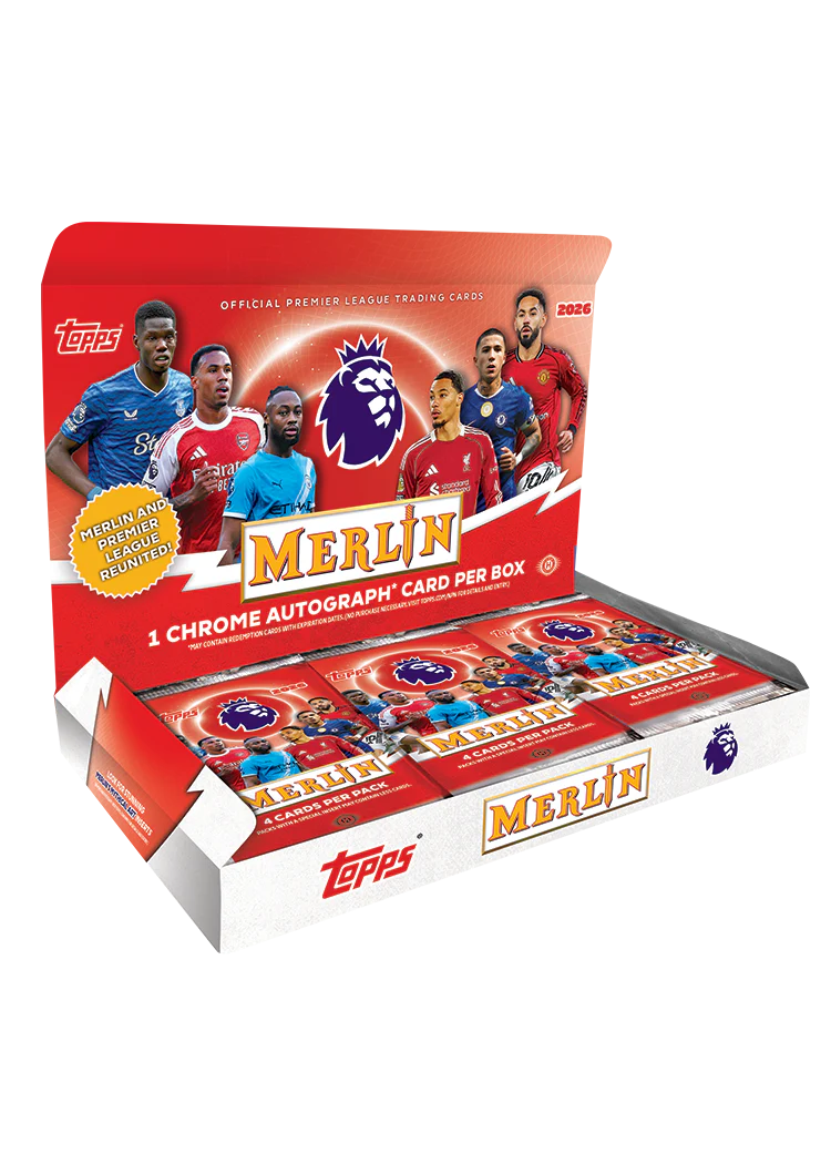 Topps Merlin Premier League 2026 Hobby Box Trading Cards