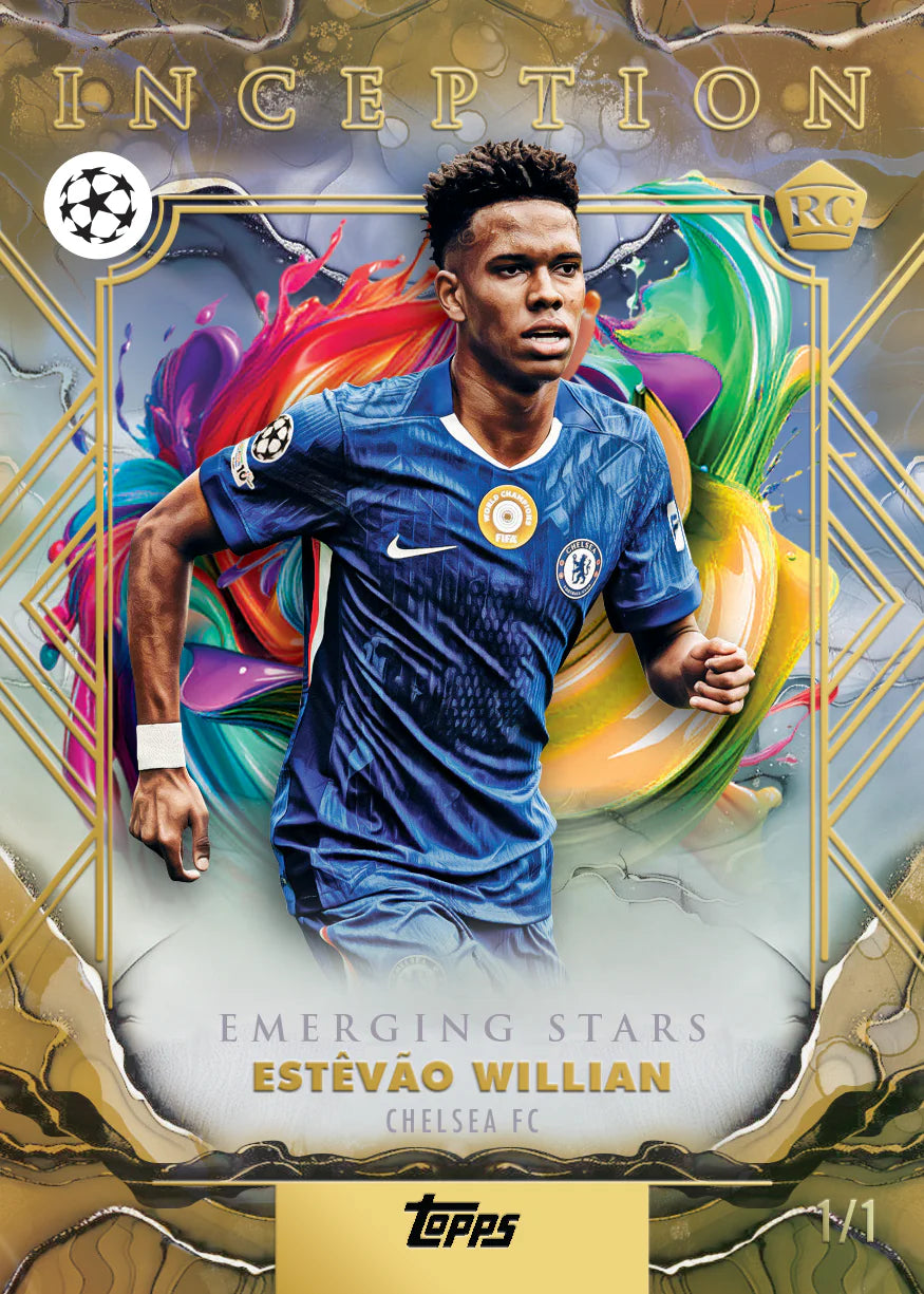 Topps Inception UEFA Club Competitions 2025/26 Hobby Box Trading Cards