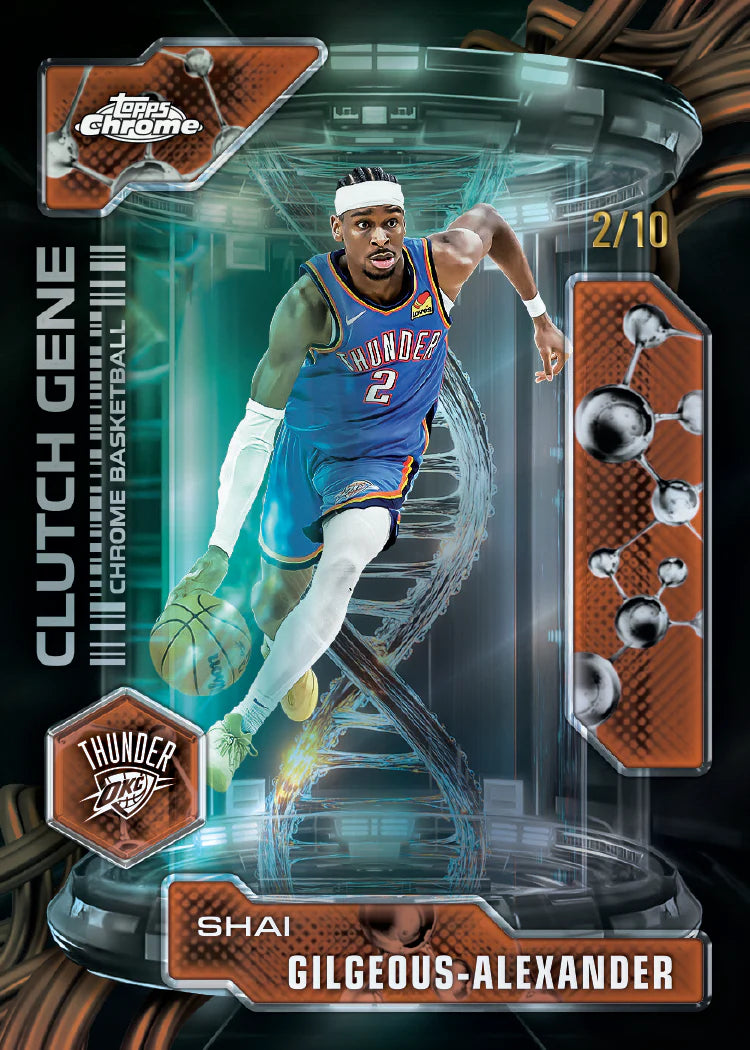 2025-26 Topps Chrome® Basketball Trading Cards Hobby Box