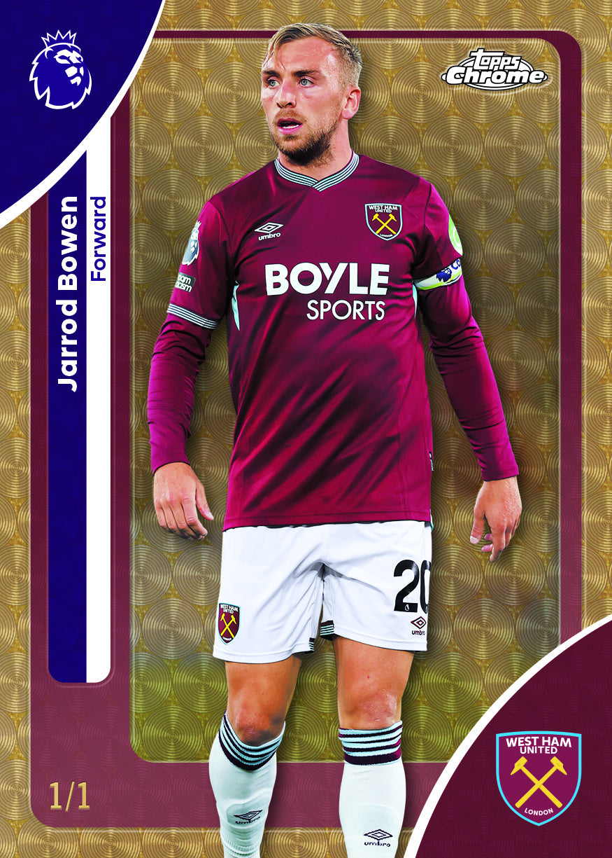 Topps 2026 Chrome® Premier League Trading Cards Hanger Pack