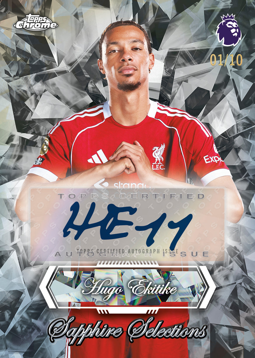 Topps 2026 Chrome® Premier League Trading Cards Hanger Pack