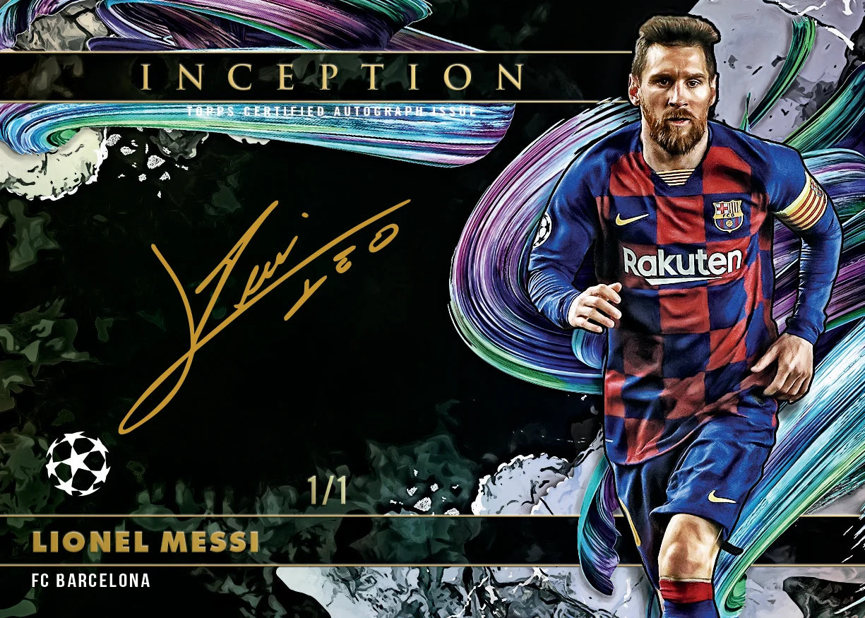 Topps Inception UEFA Club Competitions 2025/26 Hobby Box Trading Cards
