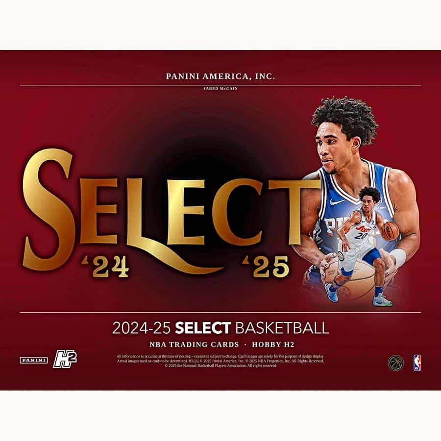 24-25 Panini Select Basketball Hobby Hybrid Trading Cards