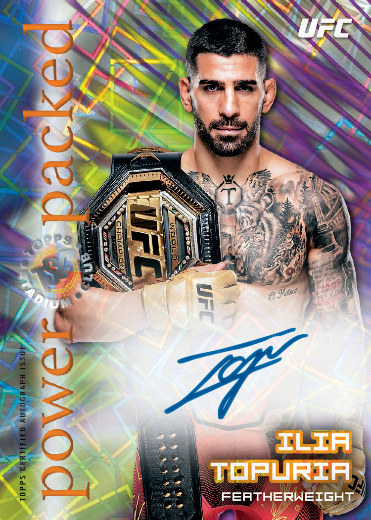 Topps UFC Stadium Club 2025 Hobby Box Trading Cards