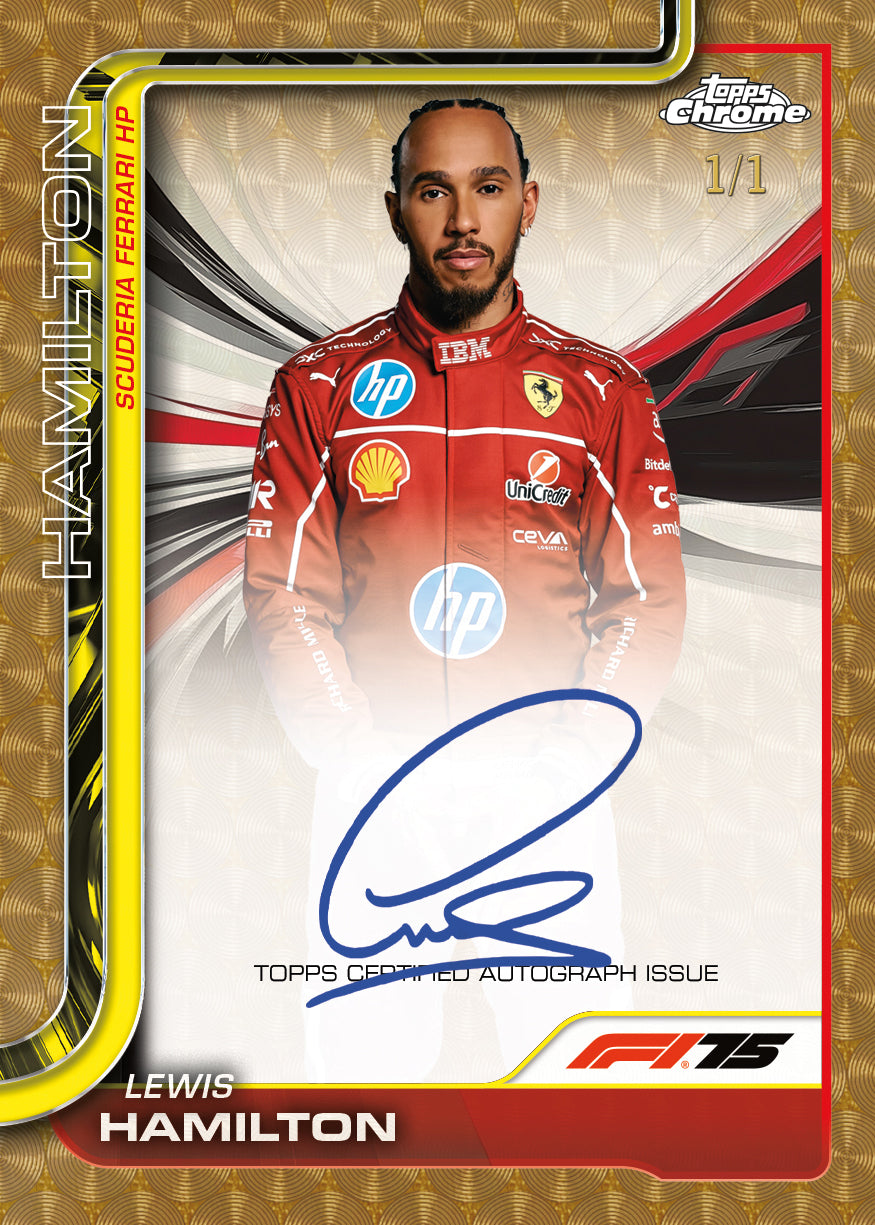 Topps Chrome® Formula 1 2025 Value Box Trading Cards