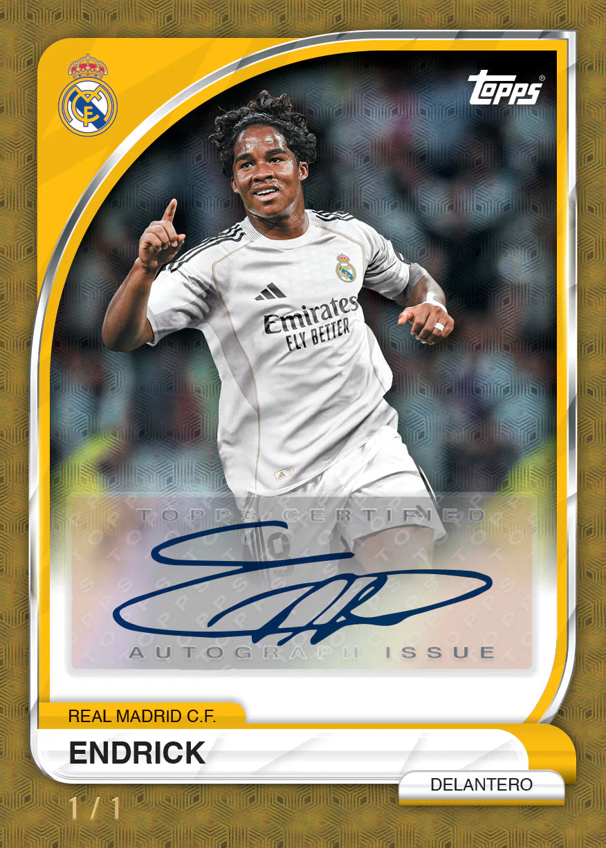 Topps 2025/26 Real Madrid Trading Cards Collector Tin