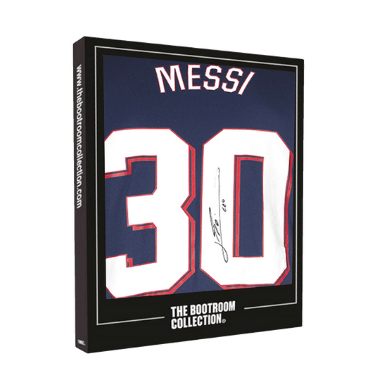 Lionel Messi 2021/22 PSG Home Signed Shirt Fan Style (Boxed)