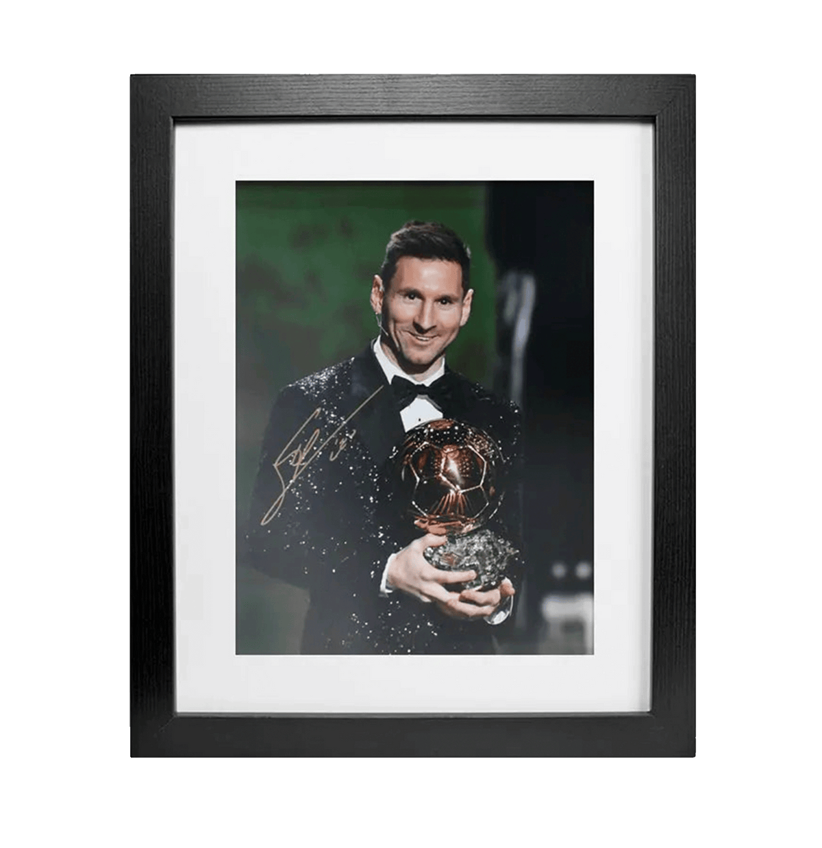 Lionel Messi 2023 Ballon d'Or Winner Signed Image