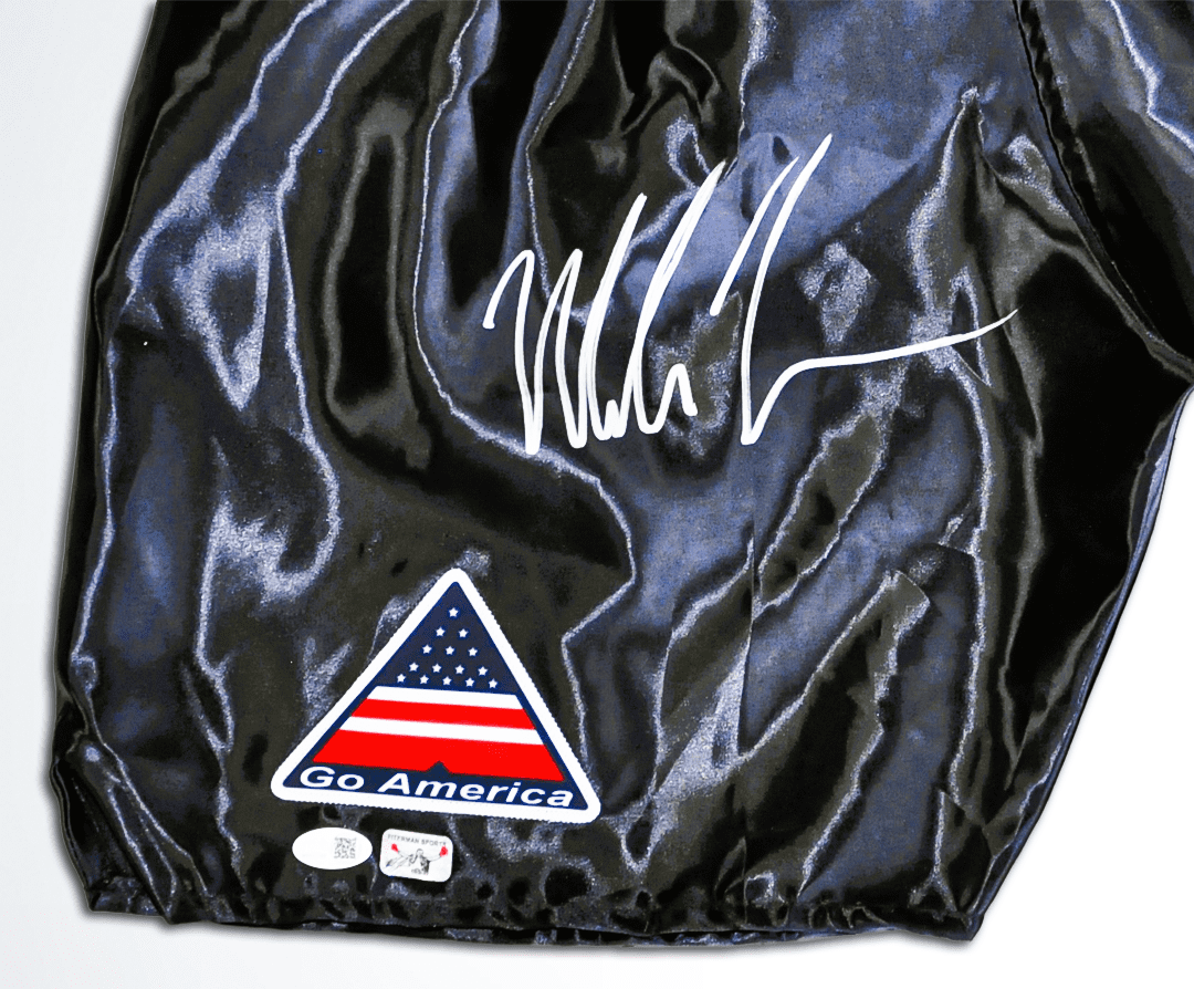 Mike Tyson Autographed Signed Boxing Trunks JSA & Tyson Hologram Authentic