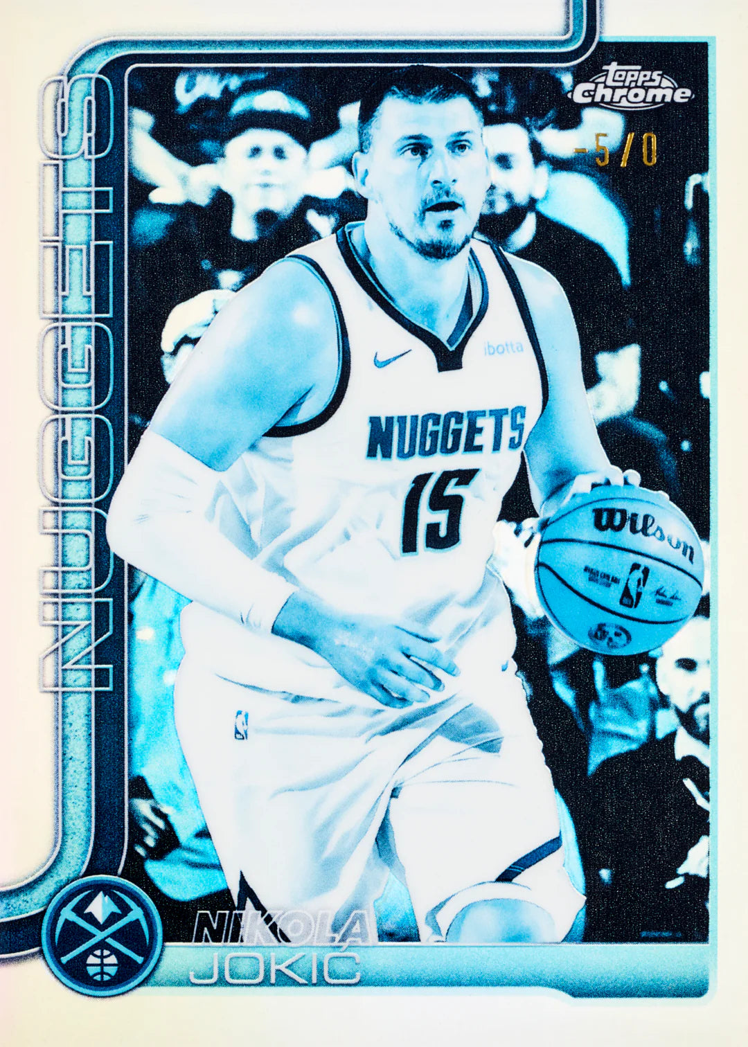 2025-26 Topps Chrome® Basketball Trading Cards Mega Box
