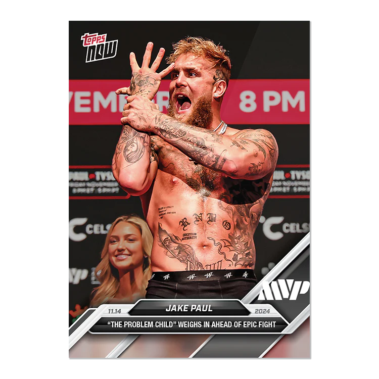 Topps NOW Jake Paul 'The Problem Child' Trading Card