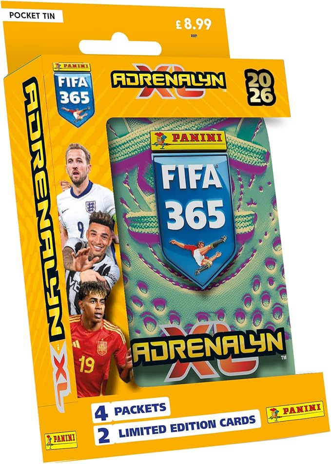 Panini Fifa 365 2026 Adrenalyn XL Mini Trading Card Tin