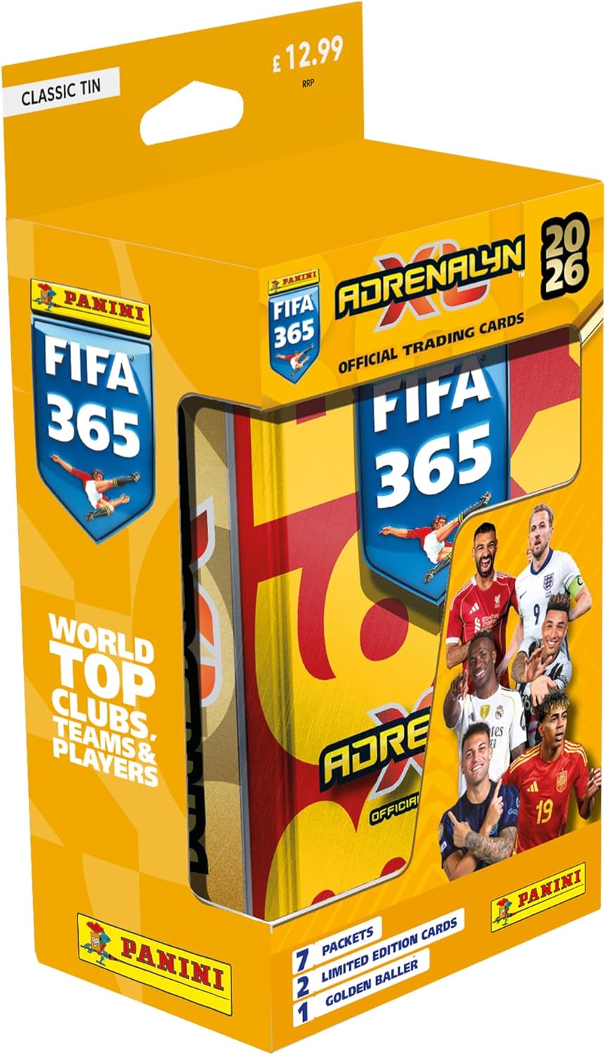 Panini Fifa 365 2026 Adrenalyn XL Classic Trading Cards Tin