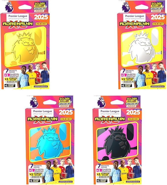 Panini Premier League 2025 Adrenalyn XL Pocket Tin Trading Cards
