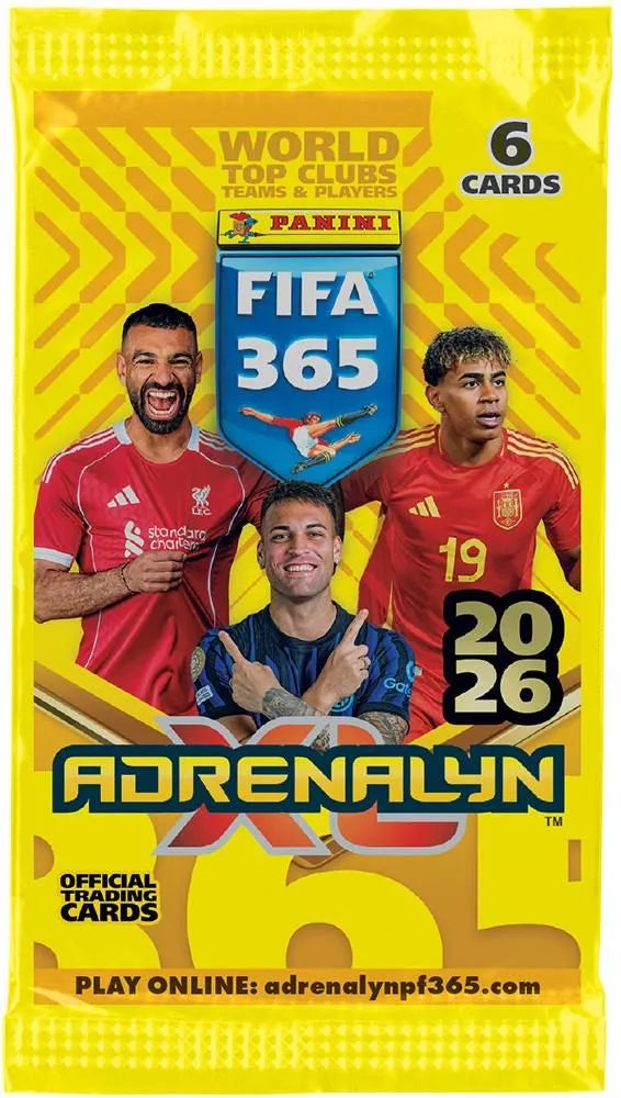 Panini Fifa 365 2026 Adrenalyn XL Trading Card Pack