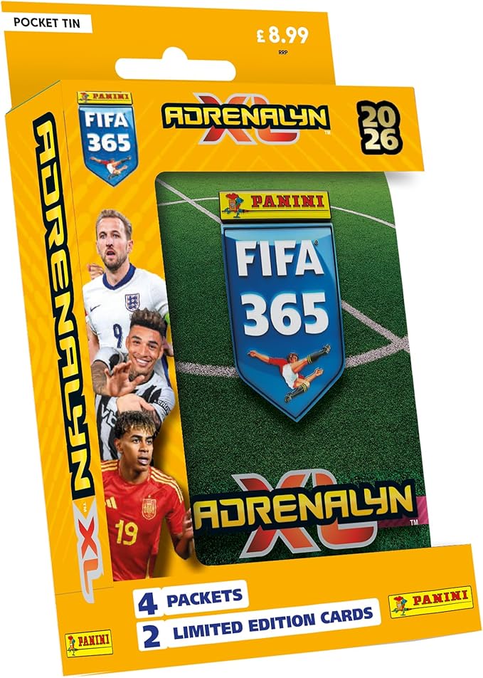 Panini Fifa 365 2026 Adrenalyn XL Mini Trading Card Tin