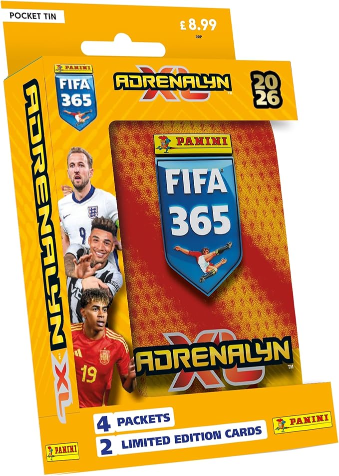 Panini Fifa 365 2026 Adrenalyn XL Mini Trading Card Tin