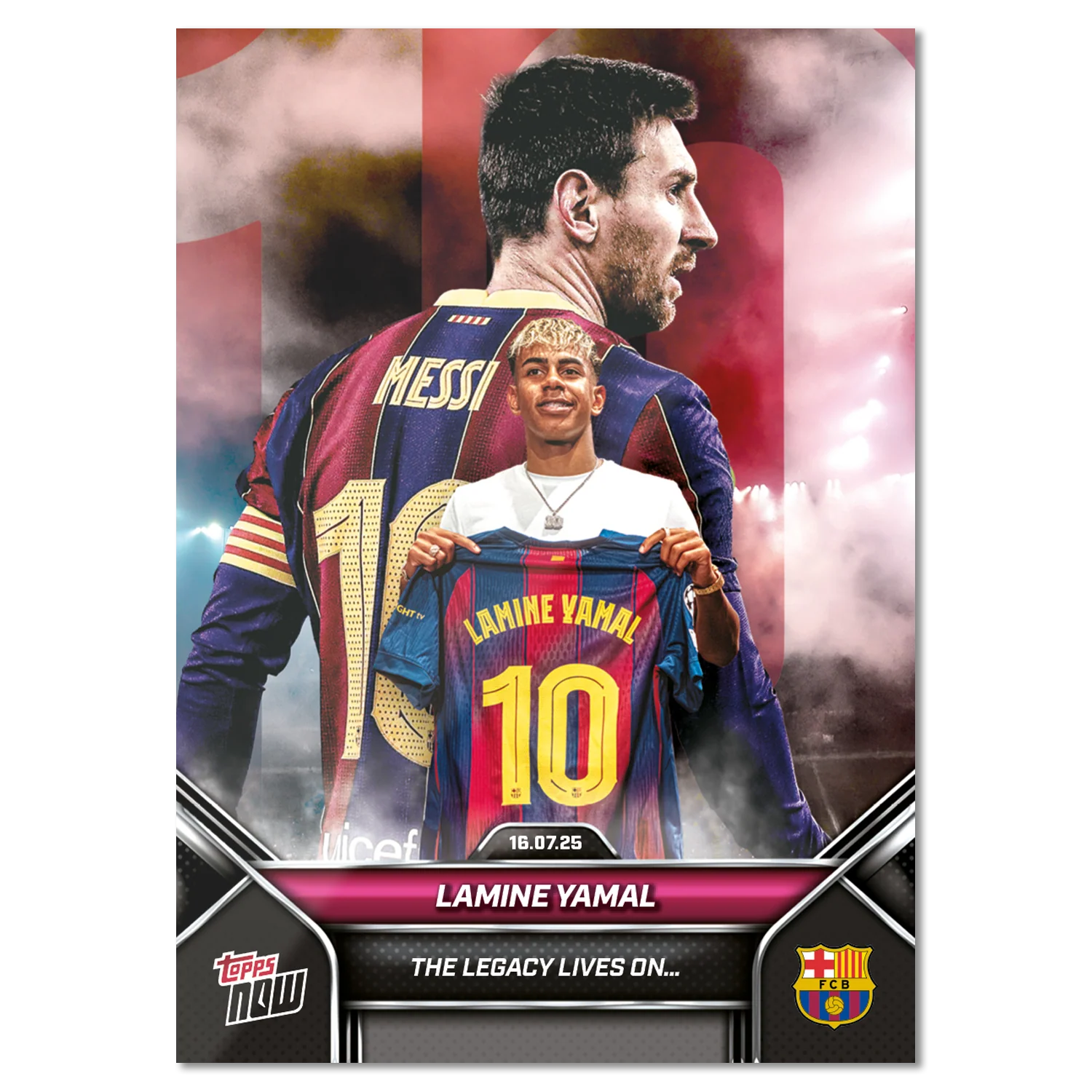 Lamine Yamal - 2025 FC Barcelona Topps NOW® PSA 10