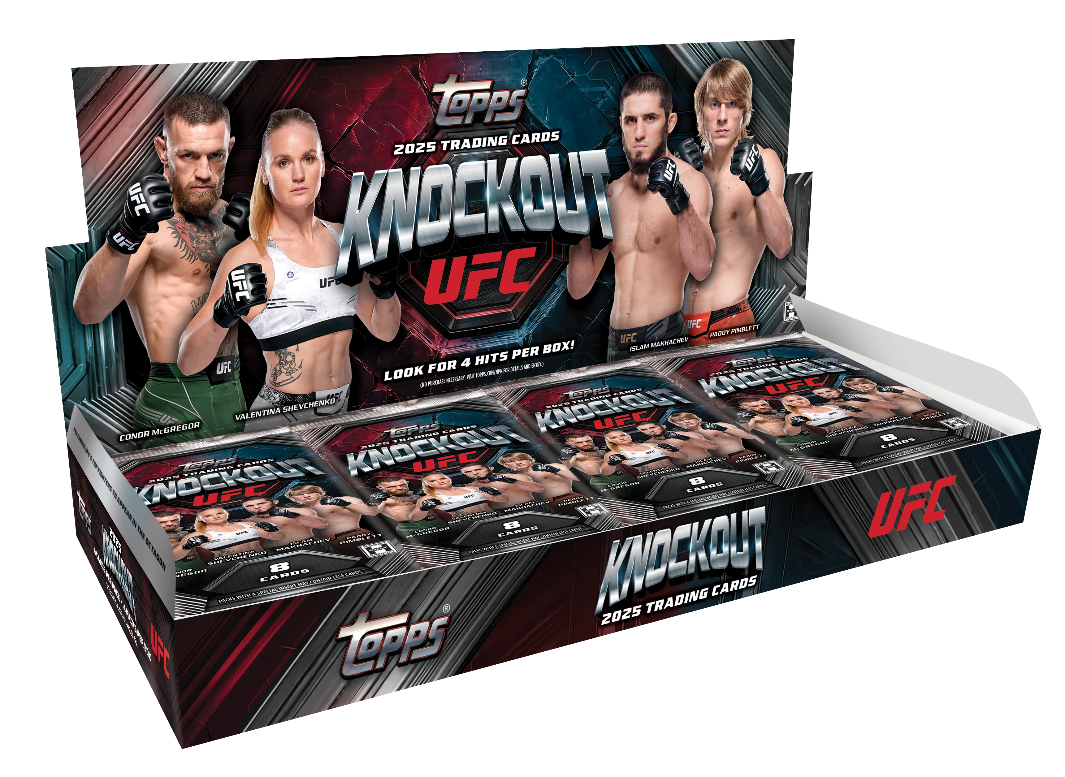 Topps 2025 Knockout UFC Hobby Box Trading Cards