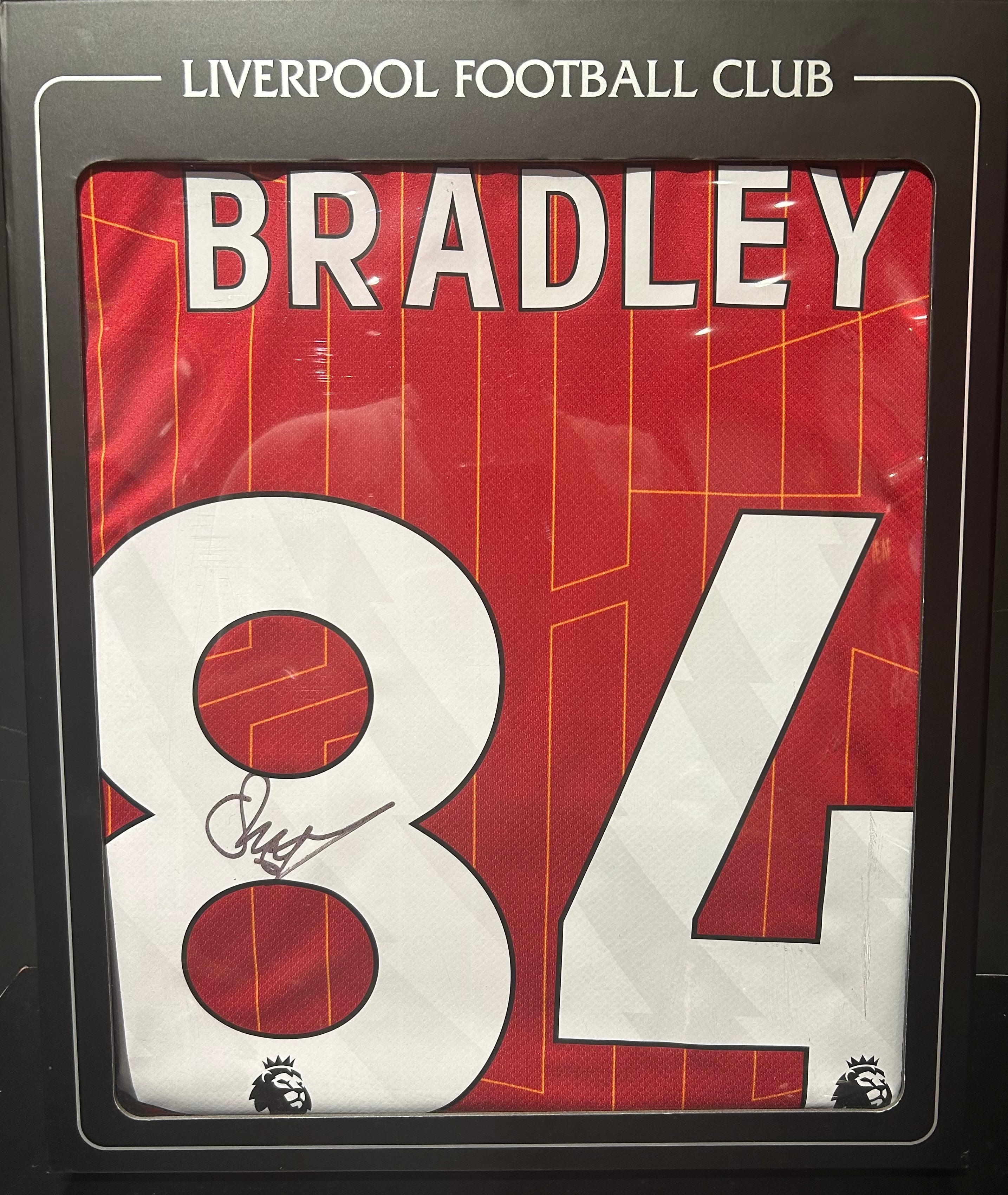 Conor Bradley 24/25 Signed Liverpool FC Home Shirt (Boxed)