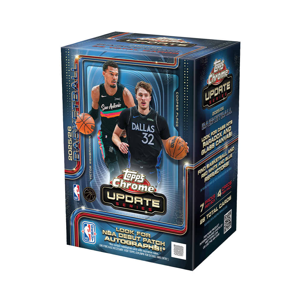 2025-26 Topps NBA Chrome Updates Value Box Trading Cards