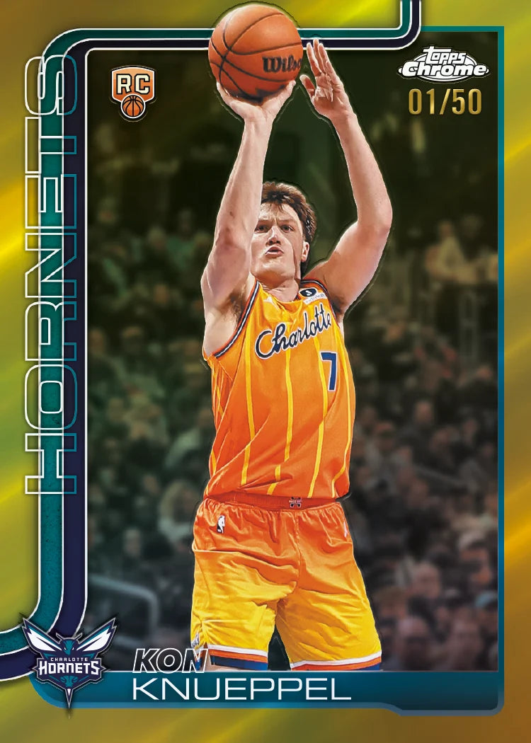 2025-26 Topps NBA Chrome Updates Mega Box Trading Cards