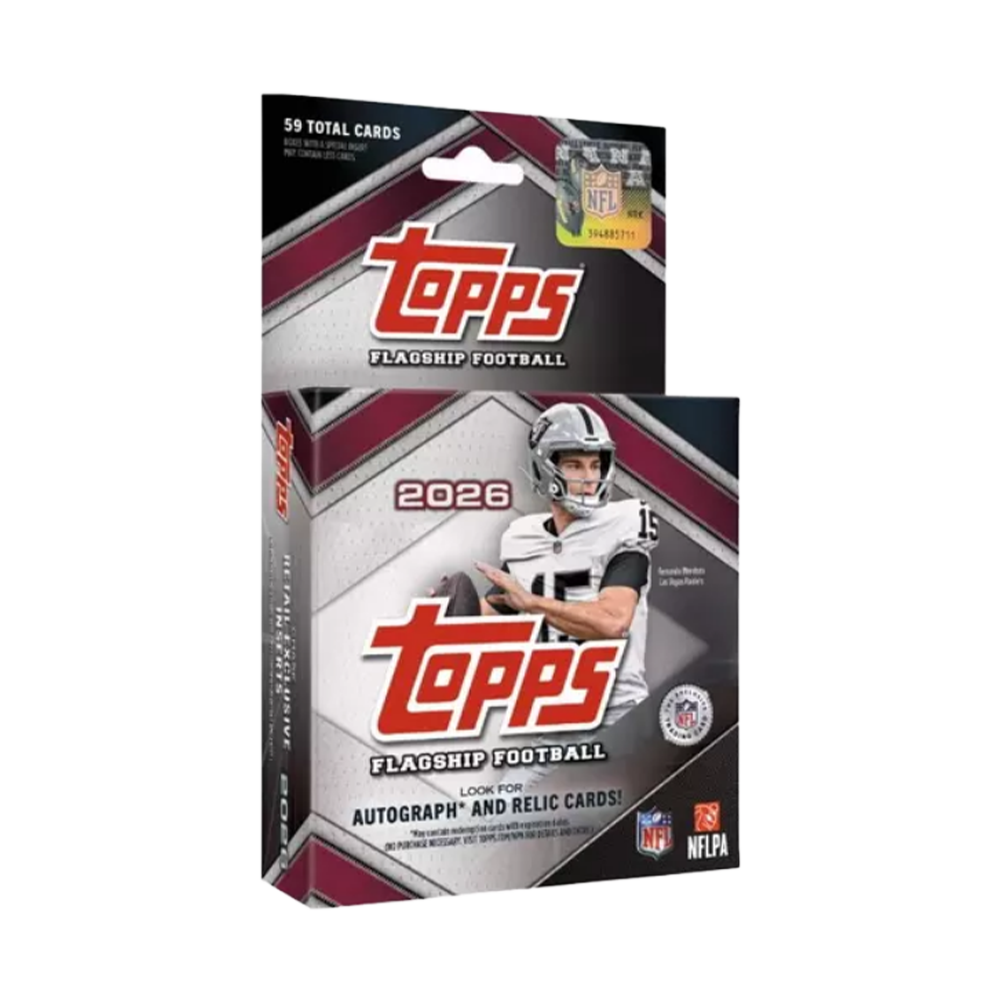 2026 Topps NFL Flagship Football Hanger Pack Trading Cards