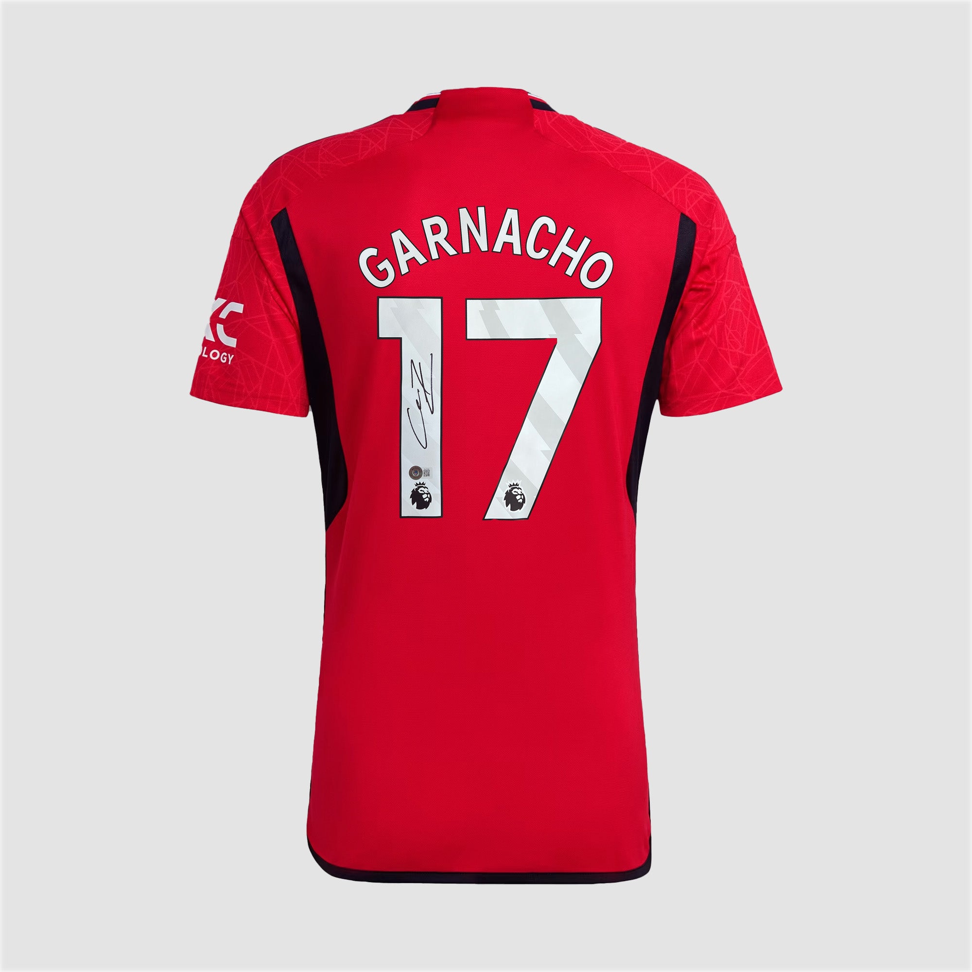 Alejandro Garnacho Singed Manchester United 23/24 Home Shirt