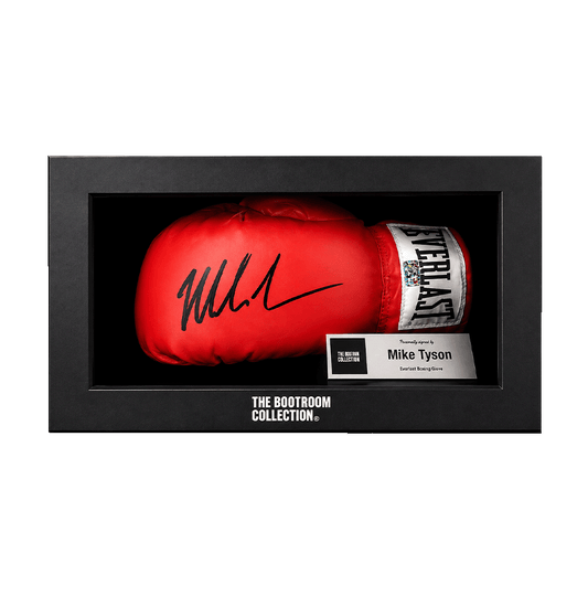 Mike Tyson Signed Red Everlast Boxing Glove