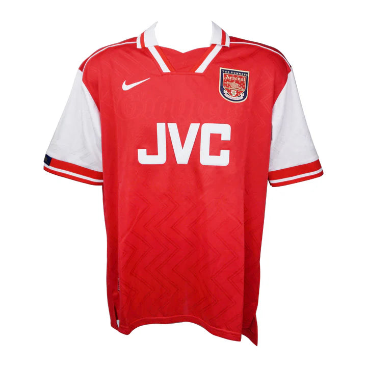 Patrick Vieira Signed Arsenal Home Soccer Jersey #4 with Beckett COA