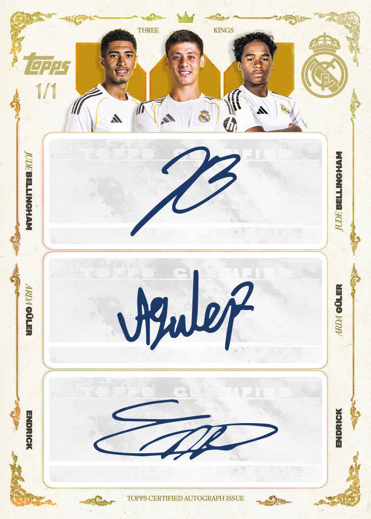 Topps Los Blancos Real Madrid 2025/26 Deck Box Trading Cards