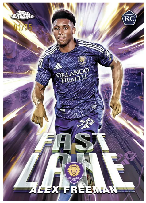 Topps Chrome MLS 2025 Trading Cards Value Box