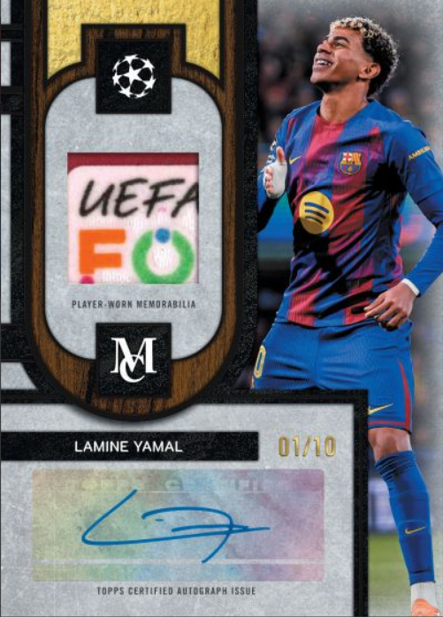 2025-26 Topps Museum Collection UEFA Club Competitions Soccer Hobby Box