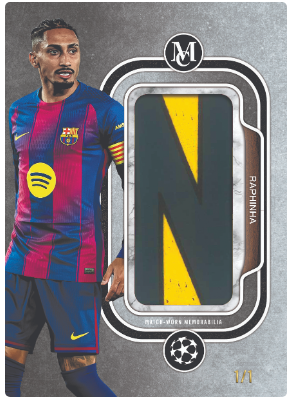2025/26 Topps Museum Collection UEFA Club Competitions Soccer Hat Trick Box