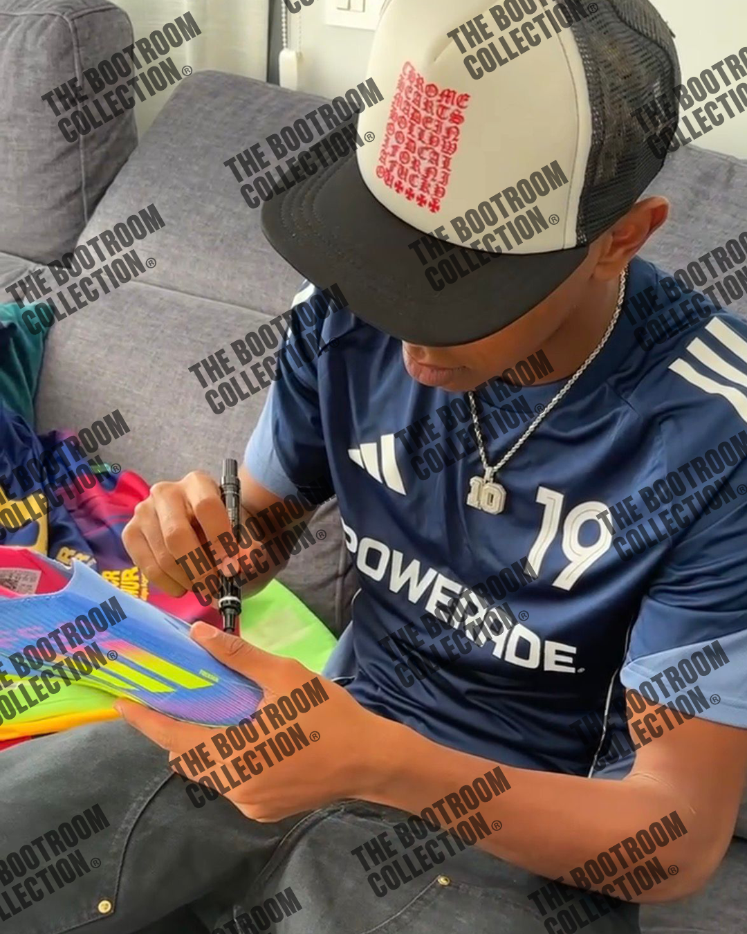 Lamine Yamal Signed F50 League Laceless Football Boot