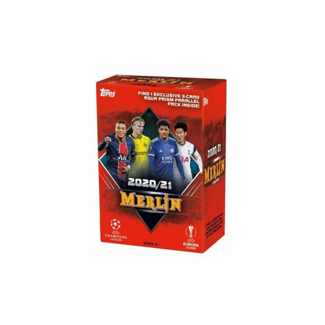 2020-21 Topps Merlin Chrome Soccer 7 Pack Blaster Box