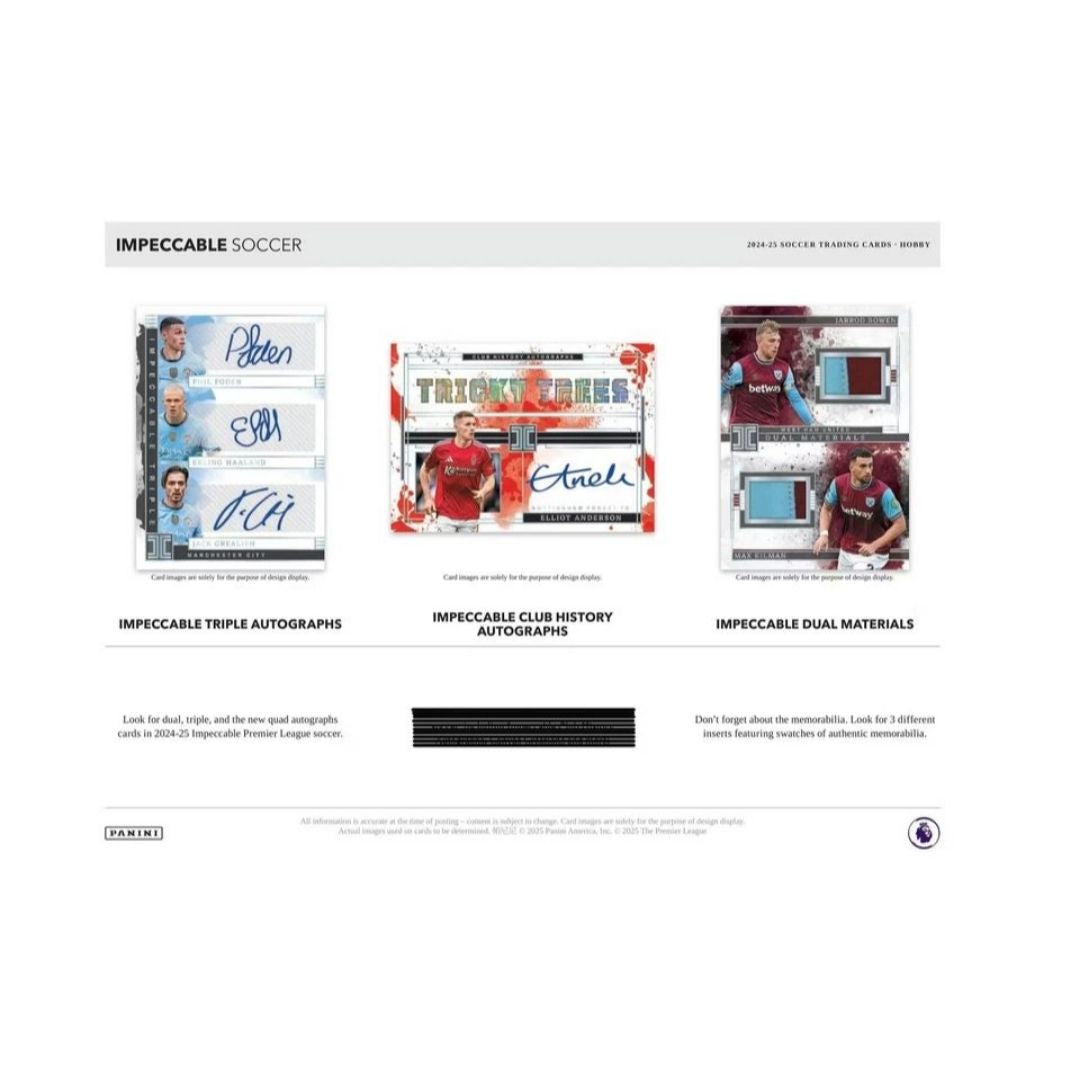 2024-25 Panini Impeccable Soccer Hobby Box