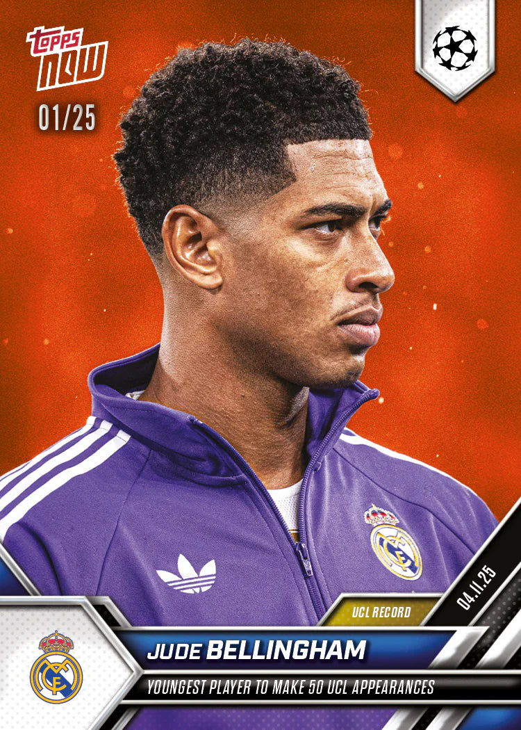 Jude Bellingham - 2025-26 UCL Topps NOW® (1/25)