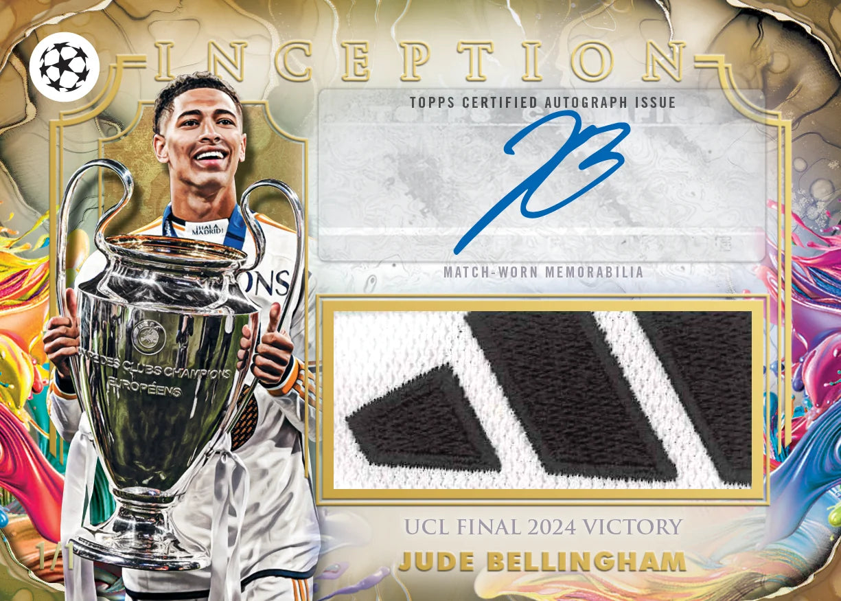 Topps Inception UEFA Club Competitions 2025/26 Hobby Box Trading Cards