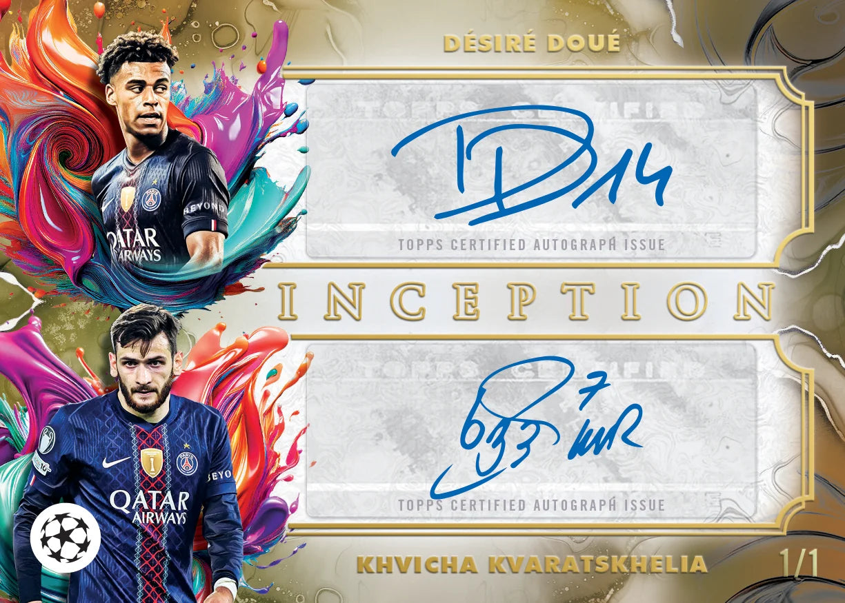 Topps Inception UEFA Club Competitions 2025/26 Hobby Box Trading Cards