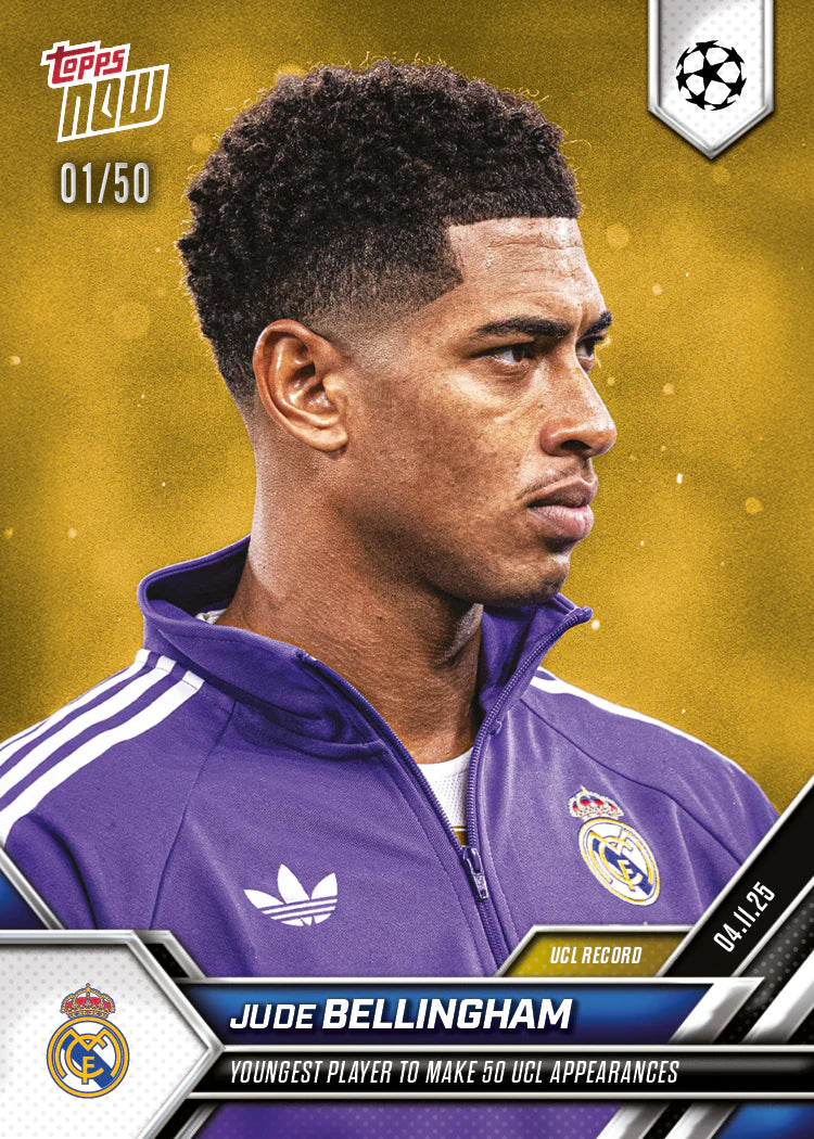 Jude Bellingham - 2025-26 UCL Topps NOW® (1/50)