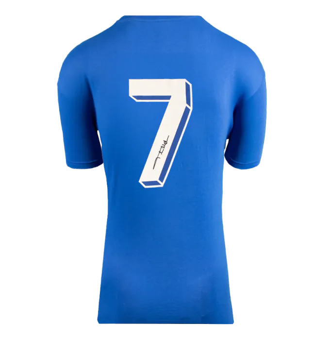 Paolo Maldini Back Signed Italy T-Shirt