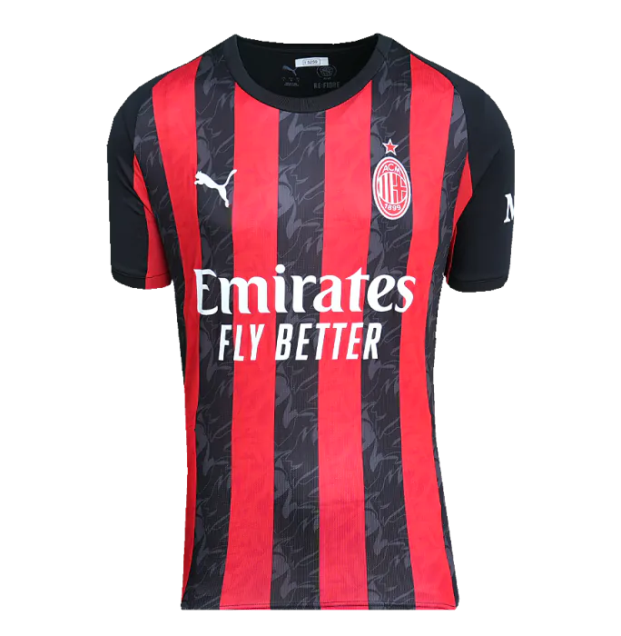 Luka Modric Back Signed AC Milan 2025-26 Home Shirt