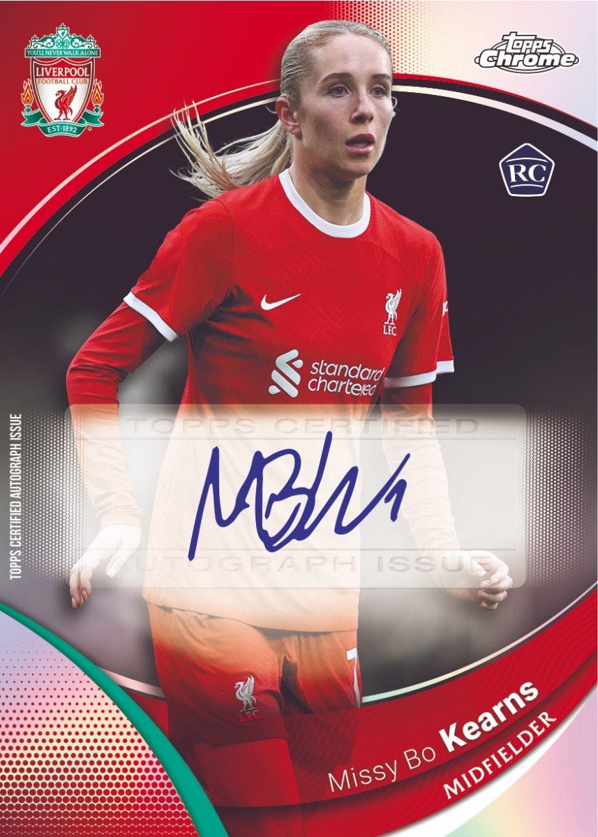 Topps® Chrome Liverpool F.C. 23/24 deck box