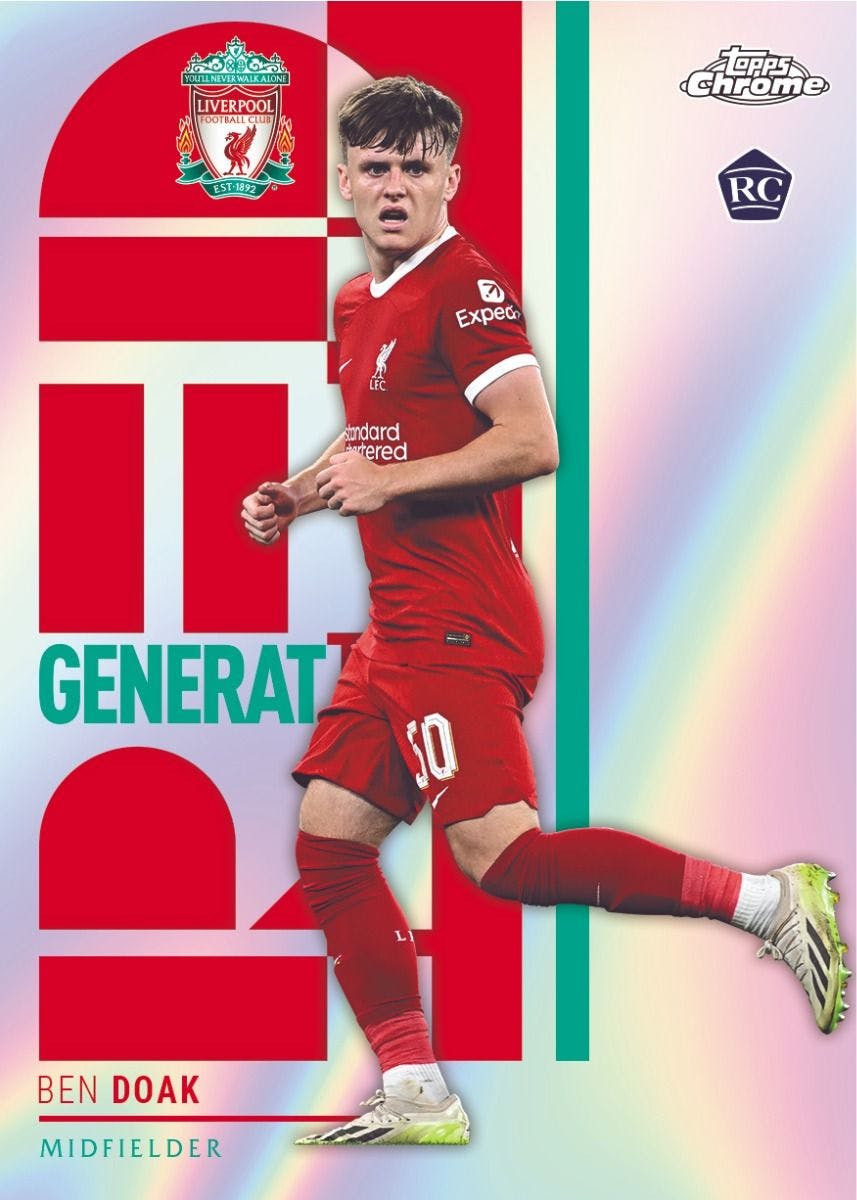 Topps® Chrome Liverpool F.C. 23/24 deck box