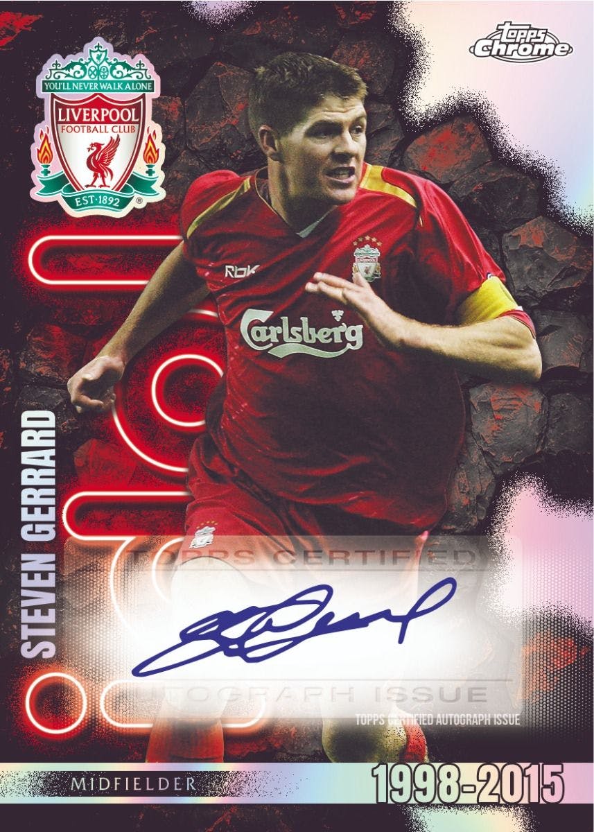 Topps® Chrome Liverpool F.C. 23/24 deck box