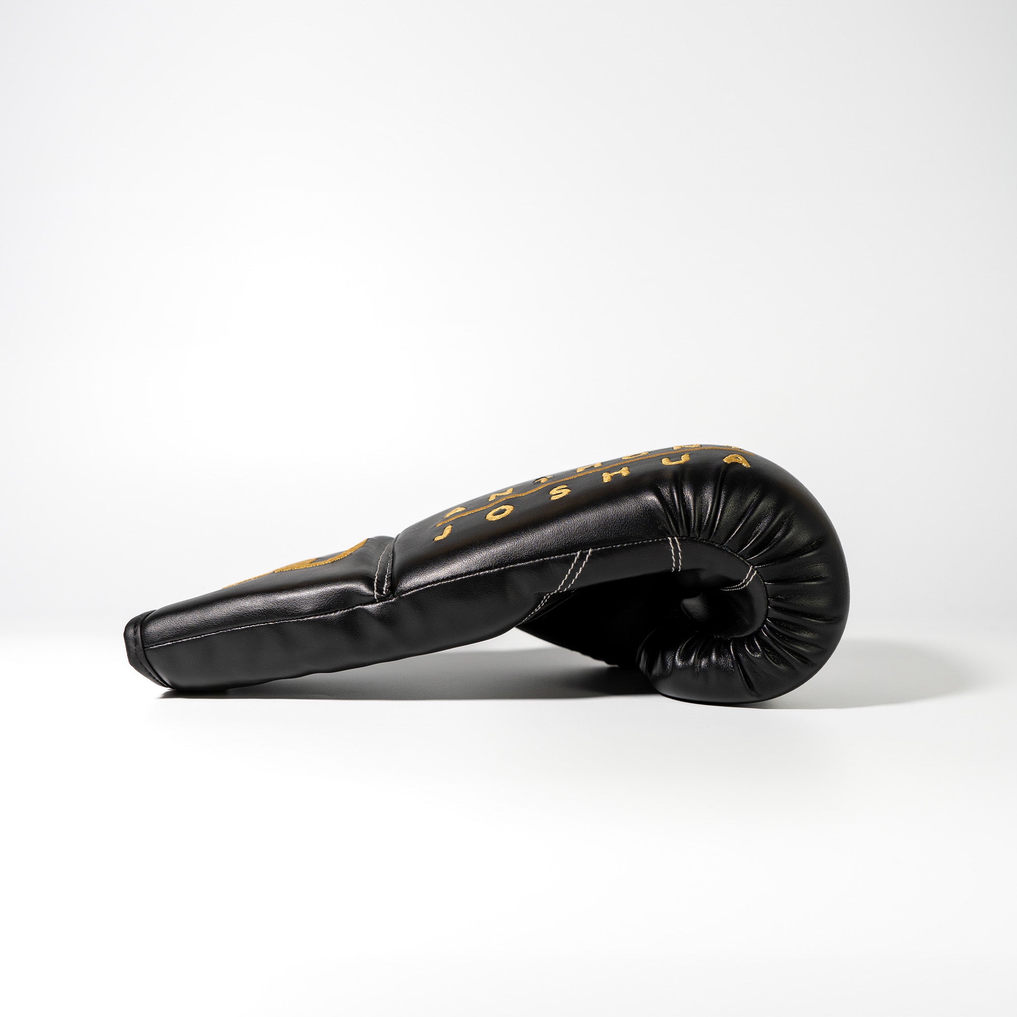 Anthony Joshua Signed Black & Gold Boxing Glove